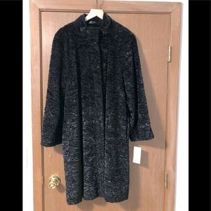 NWT Black coat by Utex Design. Size L